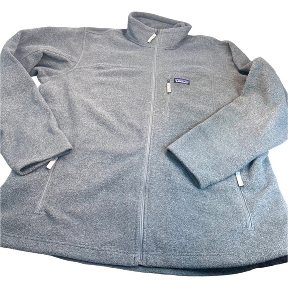 Patagonia Men's Nickel Classic Synchilla Full Zip Fleece Jacket In Gray Size: XL - Picture 5 of 15